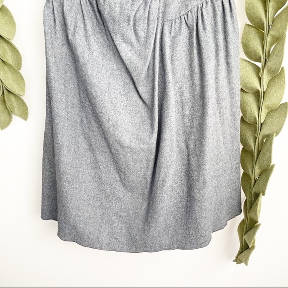 See by Chloe Heather Gray Wool Strapless Dress - Picture 3 of 11